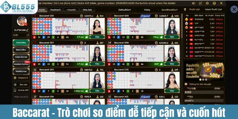 Baccarat – Trò chơi so điểm dễ tiếp cận và cực kỳ cuốn hút
