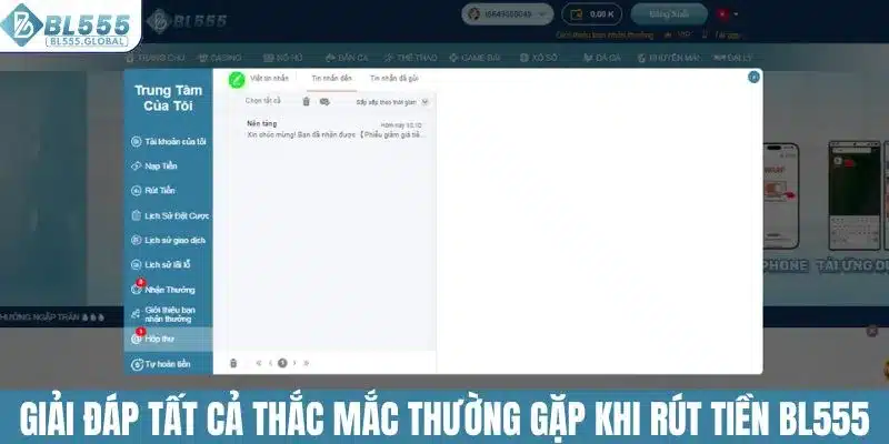 Giải đáp tất cả thắc mắc thường gặp khi rút tiền BL555